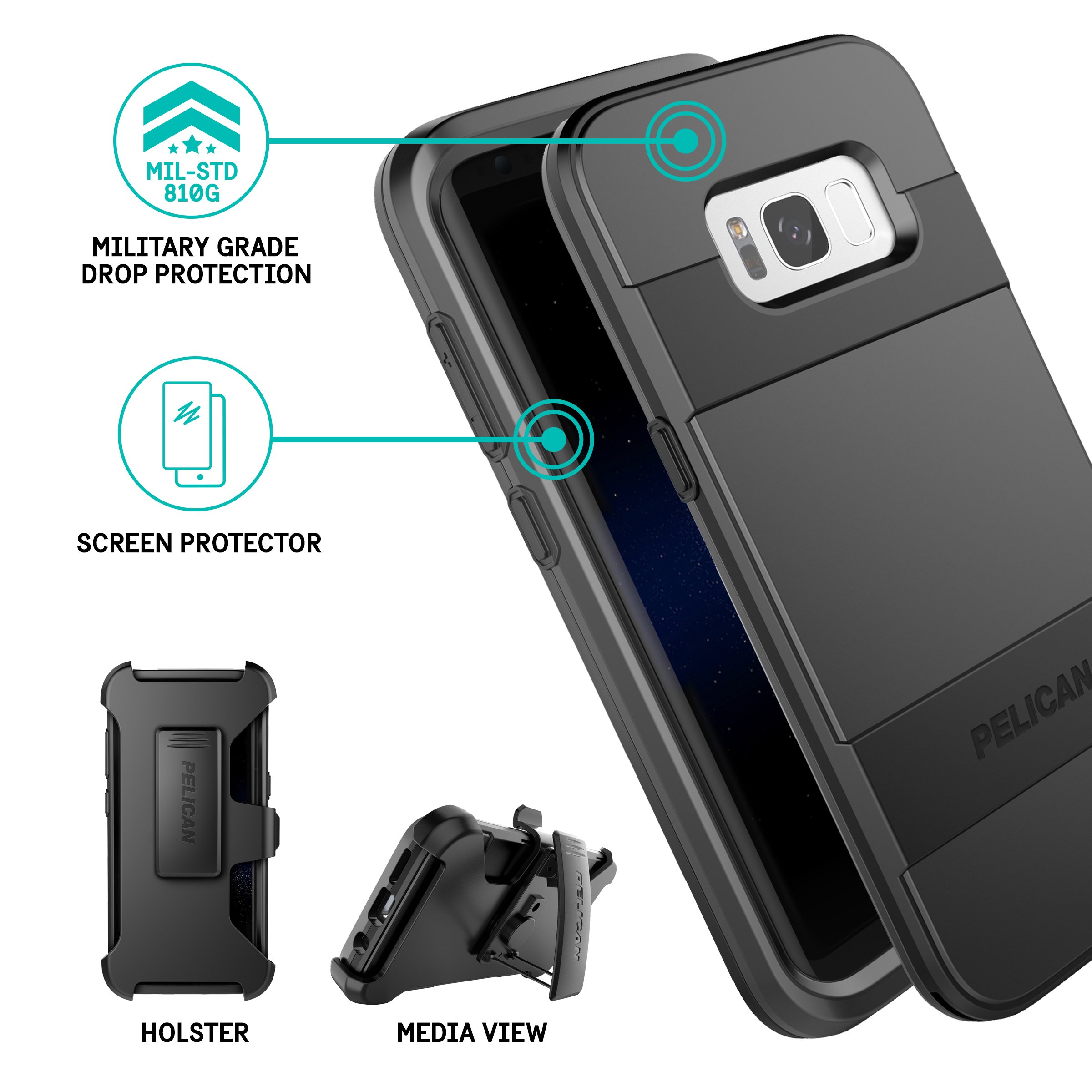 新品・PELICAN VOYAGER Samsung Galaxy S8用ケース Amazon.com: Pelican Voyager Phone Case for Samsung Galaxy S8